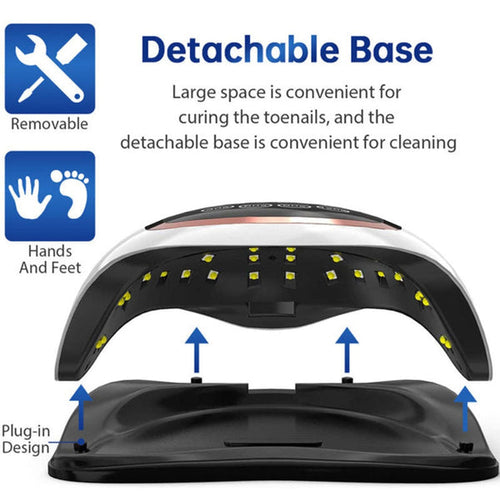 Lámpara LED de Secado de Uñas 42 LEDs Touch Inteligente