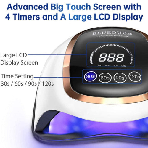 Lámpara LED de Secado de Uñas 42 LEDs Touch Inteligente