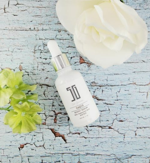 Serum Facial Antioxidante con Ácido Hialurónico y CoQ10 – Hidratación y Luminosidad