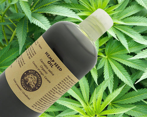 Aceite de Semilla de Cáñamo 100% Puro (Orgánico, Prensado en Frío)