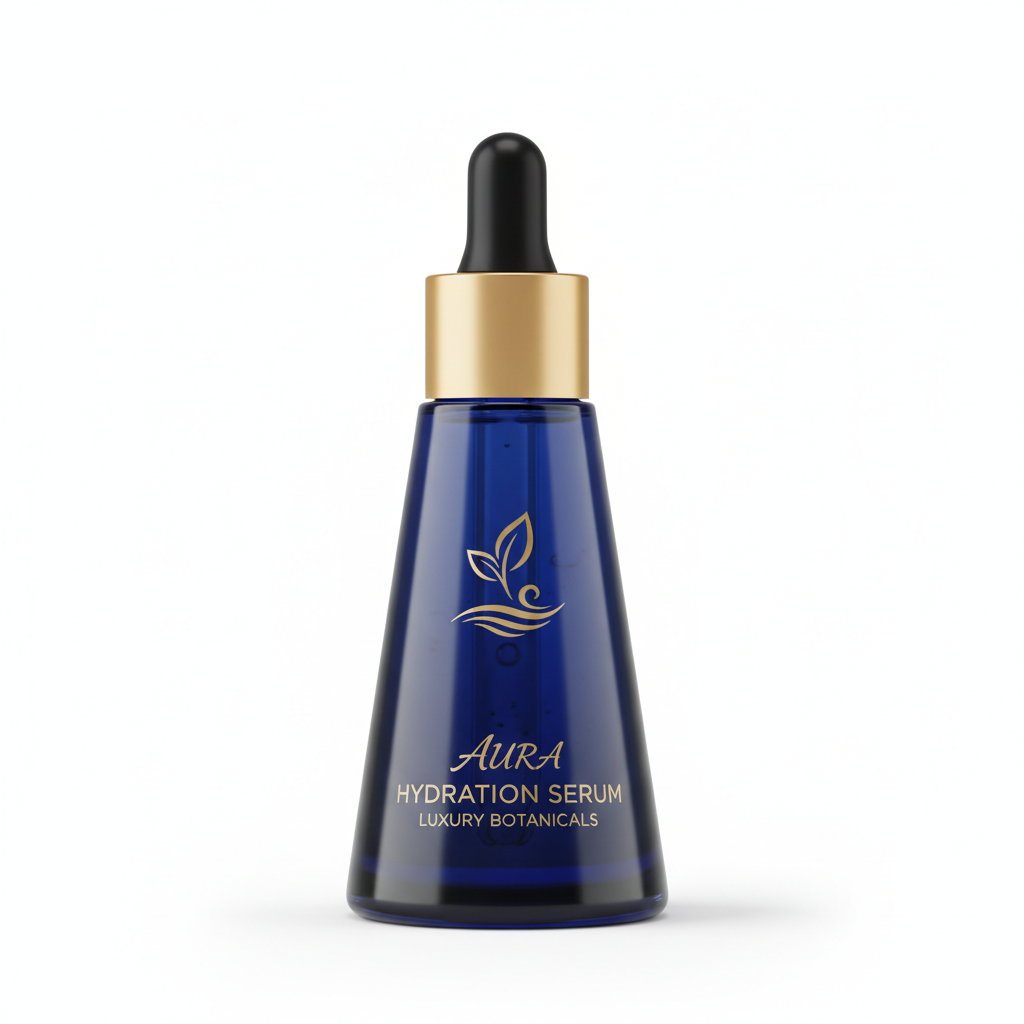 Serum premium fondo blanco